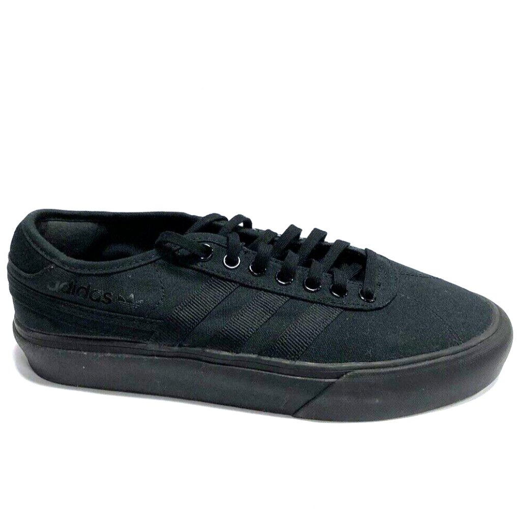 Adidas Women's Delpala Lace-Up Sneakers Black, Size 9.5m